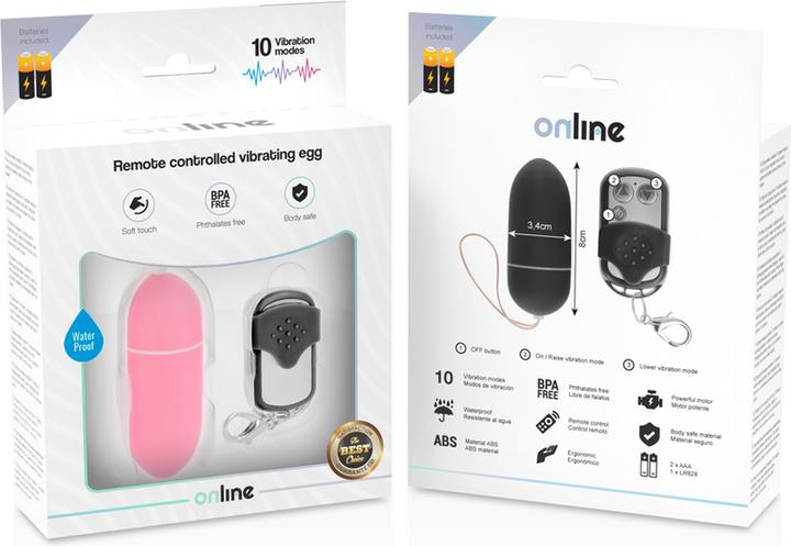 Produktbild Online Vibro-Ei mit Fernbedienung, Gr. L