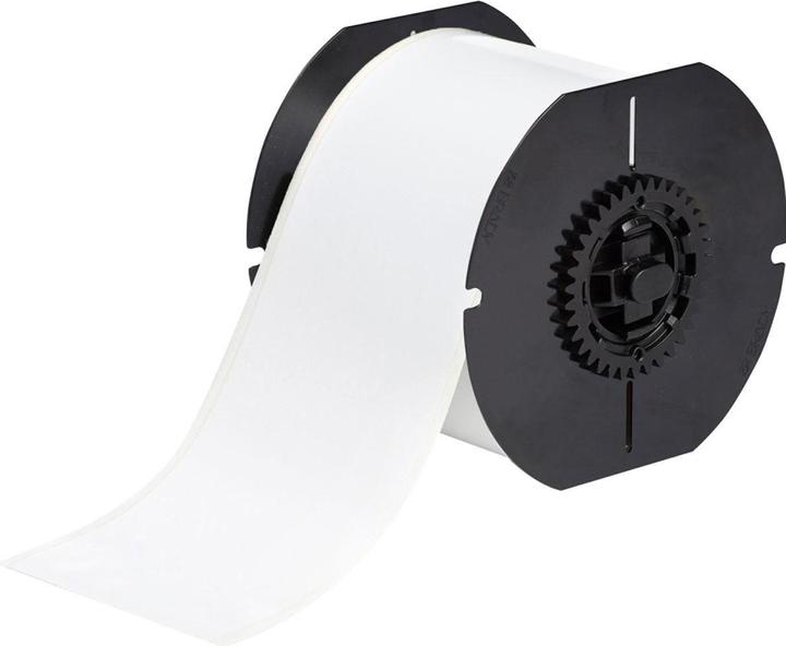 Actual product image Brady B30C-3000-7569-WT, standard vinyl, white, glossy, 75.00 mm x 30.00 m, continuous