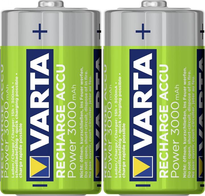 Actual product image Varta Recharge Accu Power (2 pcs., C, 3000 mAh)