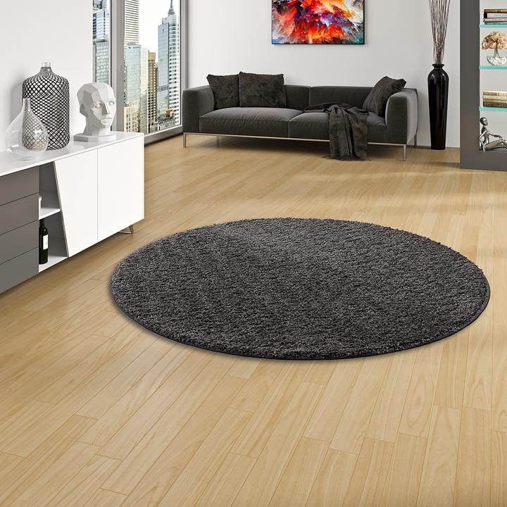Produktbild Snapstyle Luxus Hochflor Langflor Teppich Milano (Ø 200 cm)