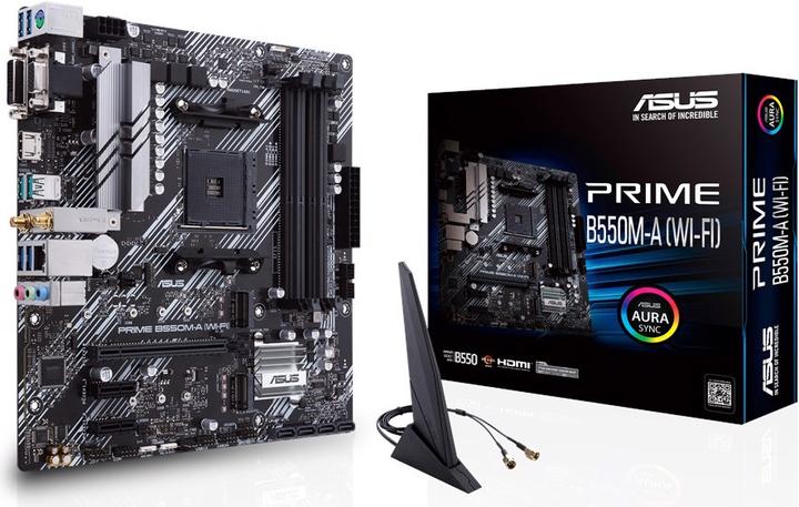Produktbild ASUS PRIME B550M-A WI-FI (AM4, AMD B550, mATX)