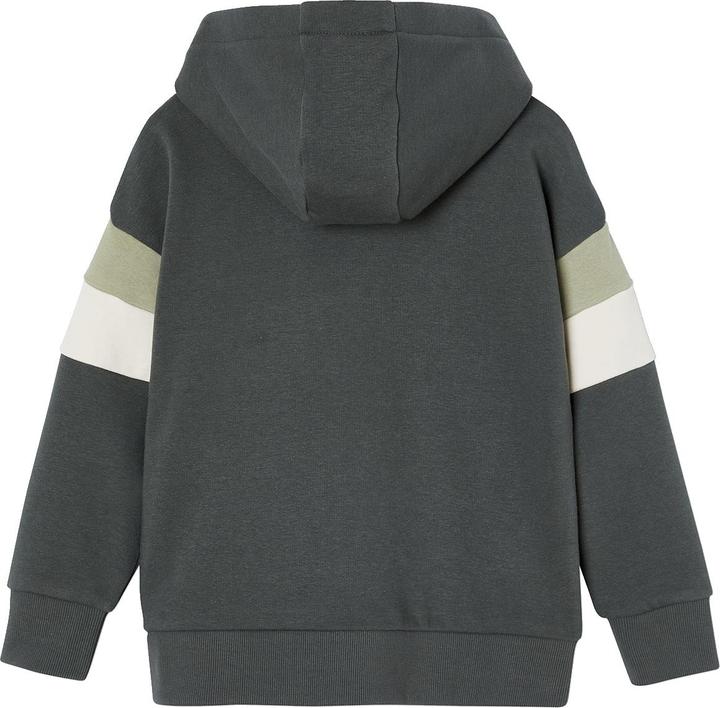 Immagine prodotto Vertbaudet Jungen Kapuzensweatshirt mit Colorblock-Ärmeln Oeko-Tex (92)