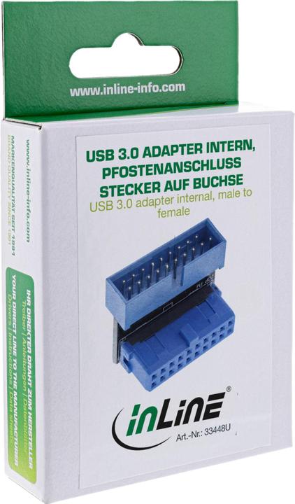 Immagine prodotto InLine Adattatore USB interno