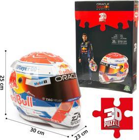 Actual product image GP Sport Puzzle 3D Formula 1 Helmet Max Verstappen 30X25X23 Cm (55 pieces)