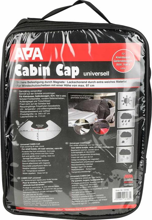 Actual product image APA Windscreen protector