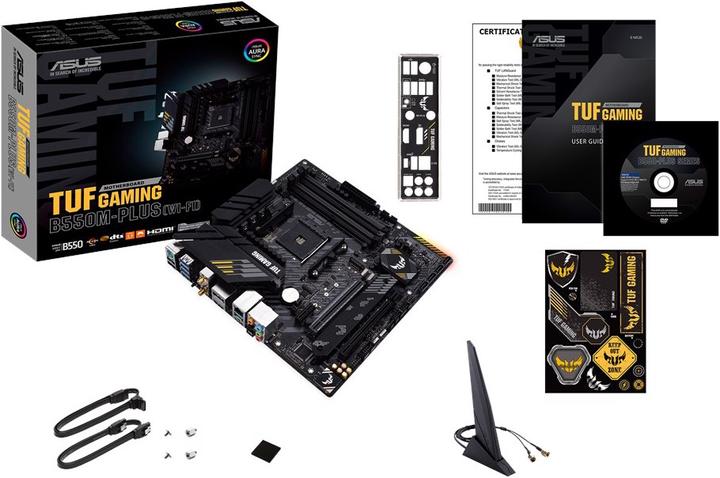 Image du produit ASUS TUF GAMING B550M-PLUS WI-FI (AM4, AMD B550, mATX)