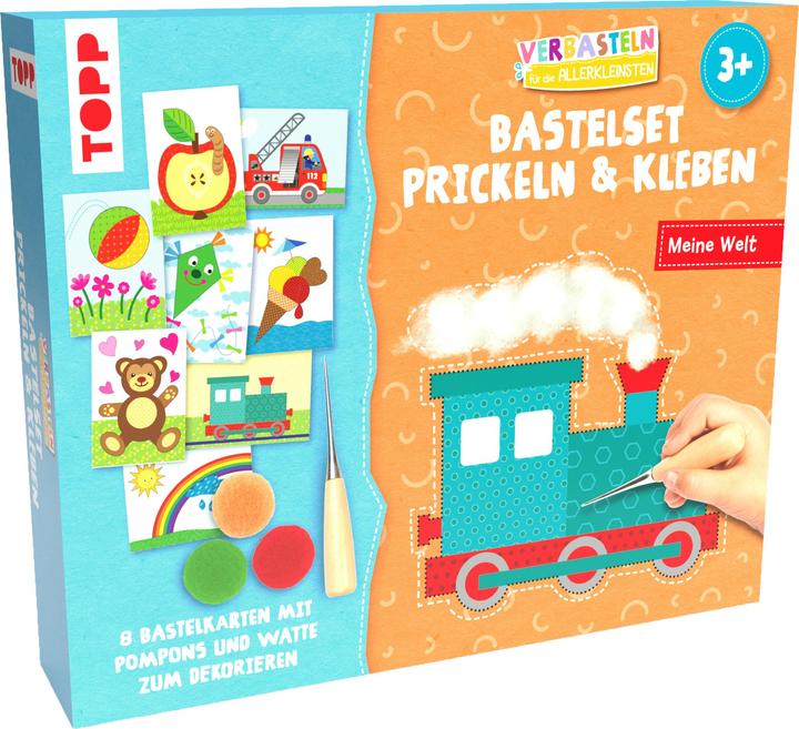 Produktbild Topp Bastelset "Verbasteln für die Allerkleinsten: Prickeln & Kleben. Meine Welt"