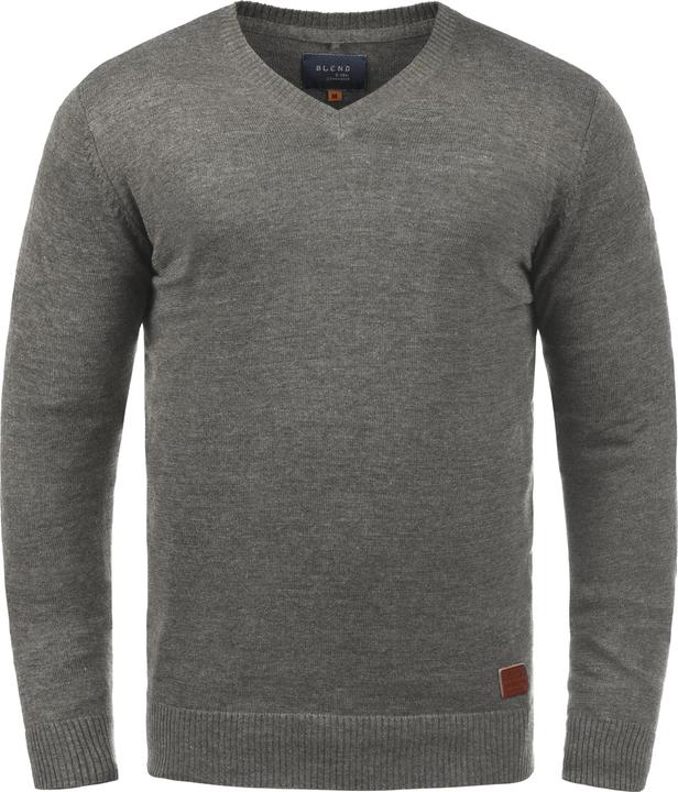 Image du produit Blend Lasse Pull Sweat Homme Avec Col-V Moucheté (XXL)