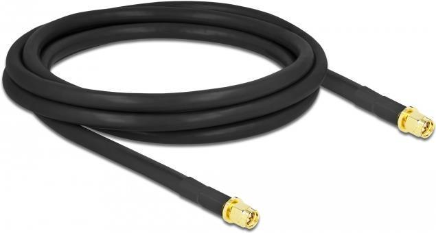 Delock Antennenkabel SMA Stecker zu SMA Stecker LMR/CFD300 2 m low loss (0.31 dB, Antennenkabel)