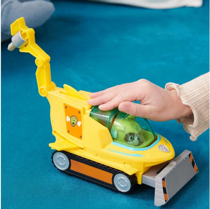 Actual product image Spin Master Paw Patrol Aqua Pups Deluxe Vehicle Rubble