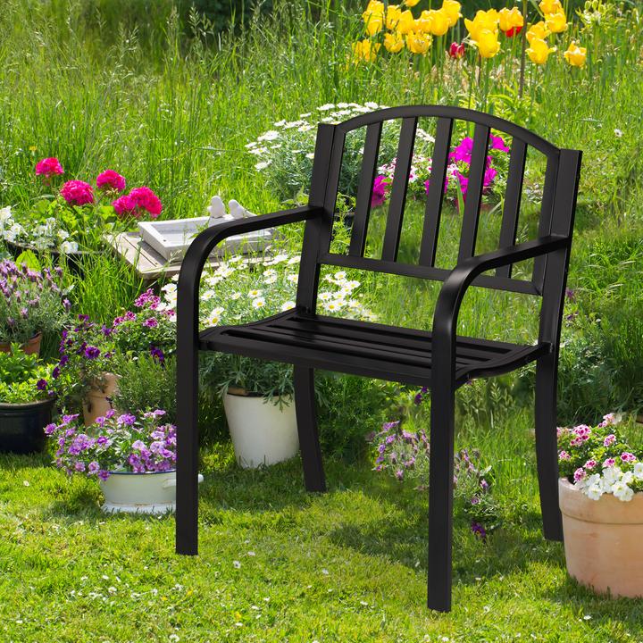 Produktbild Relaxdays Gartenstuhl Metall