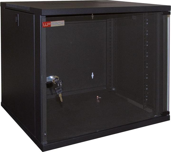 Immagine prodotto Wp Armadio a muro, 9 U, larghezza 54 cm, altezza 44,5 cm, profondità 60 cm, nero (9 HE, Rack da 19 pollici)