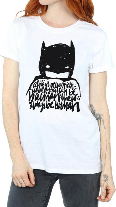 Immagine prodotto Maglietta Boyfriend in cotone da donna/ragazzo Batman Always Be Yourself (XL)