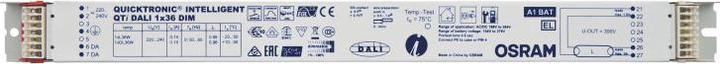 Image du produit Osram QTi DALI 1X36 DIM - 100000 h - -20 - 50 °C - 198 - 264 V - 50/60 Hz - 28 A - 30