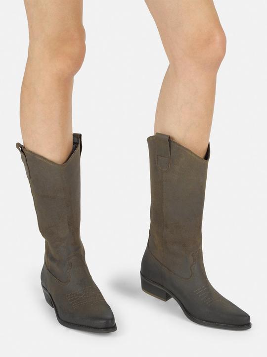 Image du produit Felmini El Paso B921, bottes de cowboy en daim de luxe. Avec l'artisanat d'art (41)
