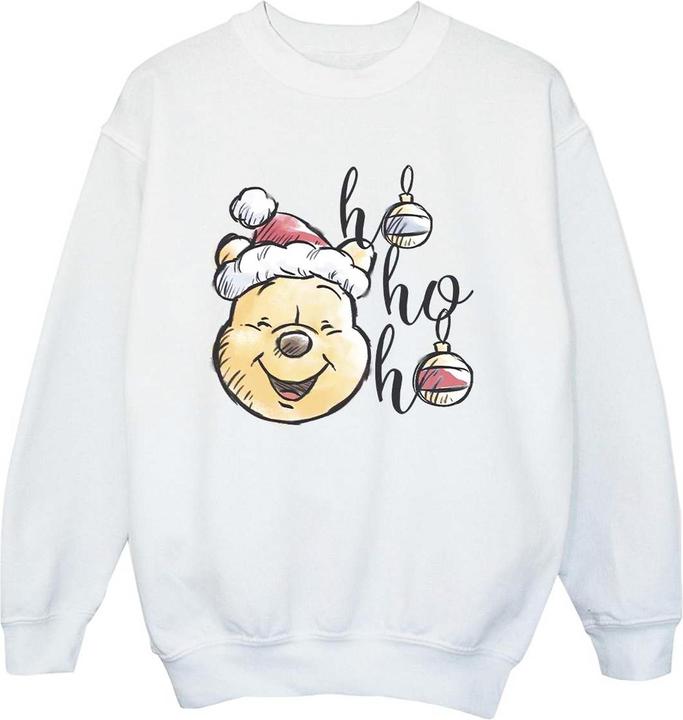 Disney Winnie The Pooh Ho Ho Ho Baubles Sweatshirt Jungen