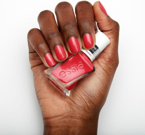 Actual product image Essie Gel Couture (470 Sizzling Hot, Colour paint)