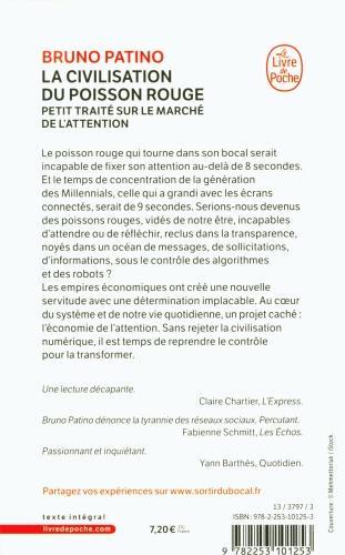 Image du produit La civilisation du poisson rouge (Français, Patino Bruno, 2020)