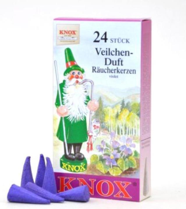 Image du produit Knox Cônes d'encens - Violette 24 pcs, cône