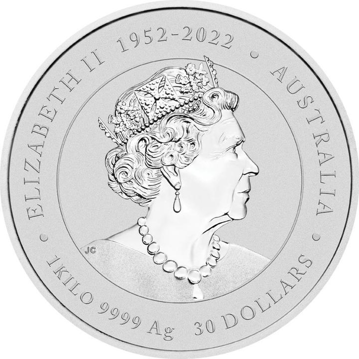 Immagine prodotto The Perth Mint Silber Lunar Drache 1000 g coloriert - 2024 (1.00, 2024)