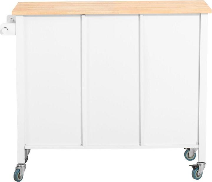 SoBuy Design Küchenschrank Weiss Küchenwagen mit Schubladen