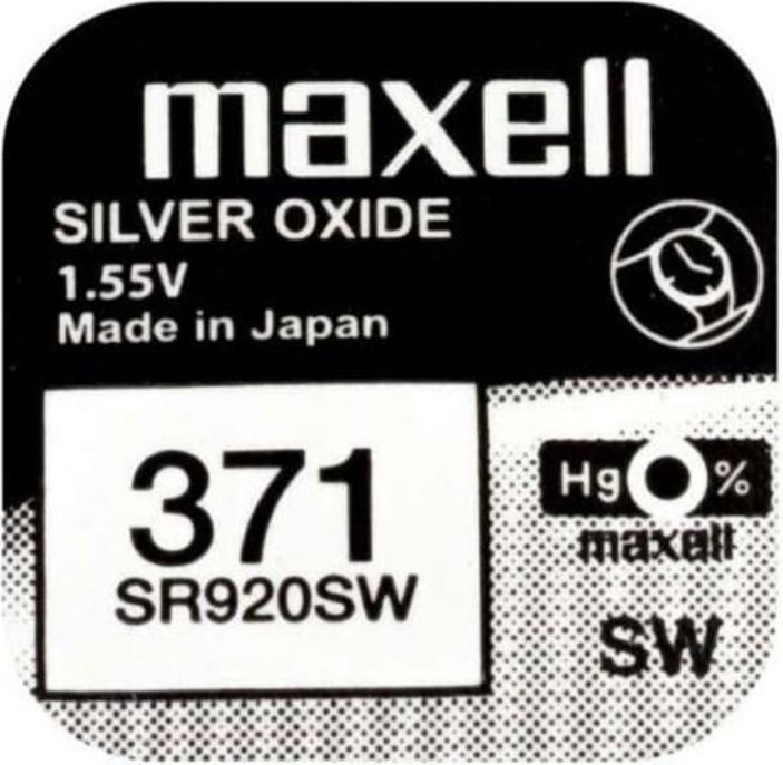Image du produit Maxell SR920SW (10 pcs, SR920, 45 mAh)