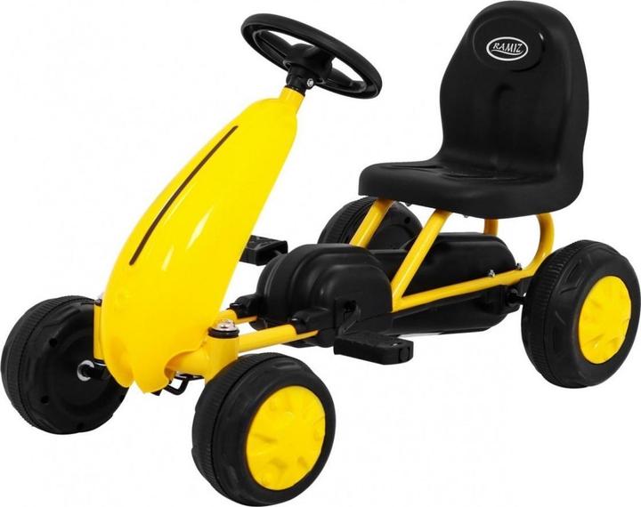 Actual product image Ramiz Mini pedal quad for children, light yellow