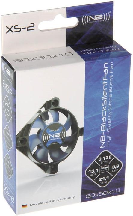 Image du produit Noiseblocker NB-BlacksilentFan XS-2 (50 mm, 1 x)