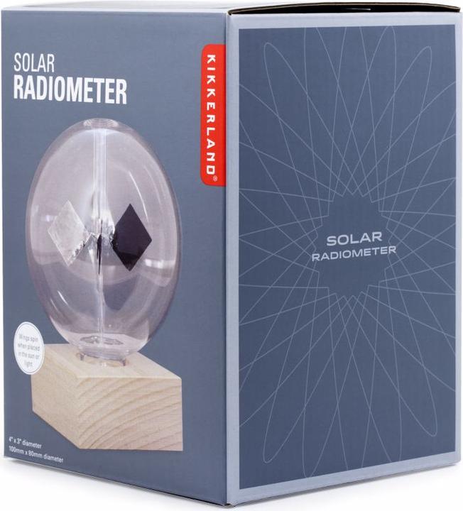 Actual product image Kikkerland Solar Radiometer (11.5 x 12.5 x 16.5 cm)