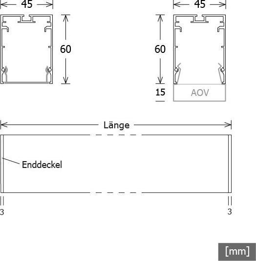 Image du produit LTS ML-A 045.1040.14 AOB/DALI argent él. (3270 lm)