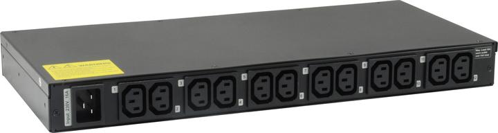 Actual product image LevelOne 12 x IEC 320 C13, AC, LCD, ACL/RADIUS, TLS/SSH (12 Ports)