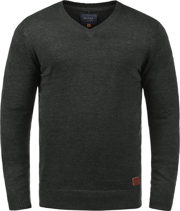 Image du produit Blend Lasse Pull Sweat Homme Avec Col-V Moucheté (XXL)