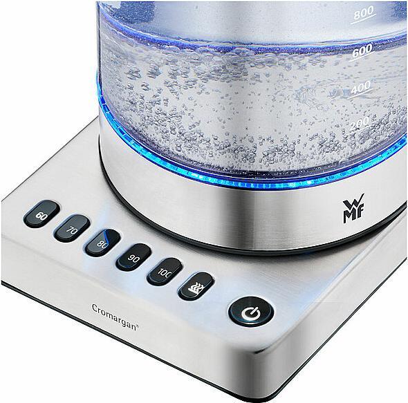 Produktbild WMF Glas Wasserkocher mit Temperaturwahl 1l Teekocher Teesieb Küchenminis 1900W (1 l)