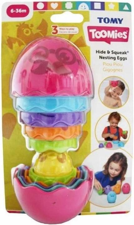 Tomy Toomies - Hide & Squeak Nesting Eggs - Rouge