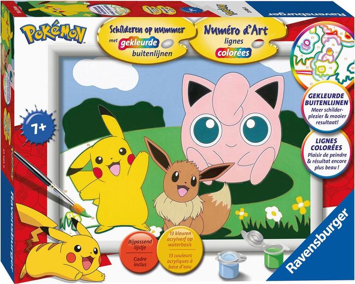 Immagine prodotto Ravensburger Dipingere con i numeri - Pokémon