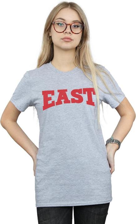 Actual product image Disney Womens/Ladies High School Musical The Musical East High Cotton Boyfriend T-Shirt (4XL)