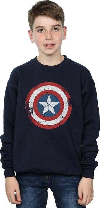 Produktbild Captain America Civil War Distressed Shield Sweatshirt Jungen (140, 146)