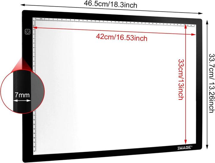 Actual product image Image Light table (A3)