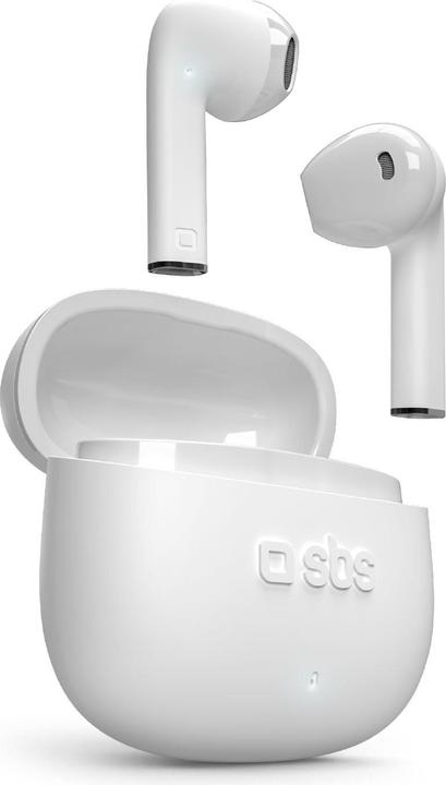 Image du produit SBS One Color Semi-In-Ear blancá Casque TWS-BT (90 h, Sans fil)