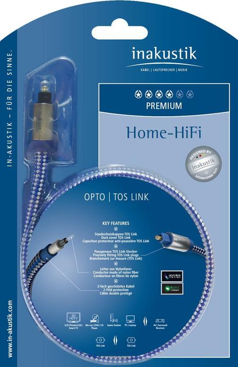 Produktbild Inakustik Premium Optical Audio-Kabel (3 m, Optisch)