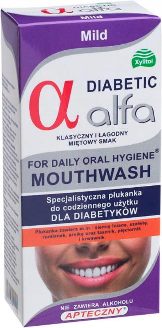 Xylitol Alfa Diabetic Mild Mundes Mundwasser 200 ml - langes Ablaufdatum! (200 ml, Mundwasser)