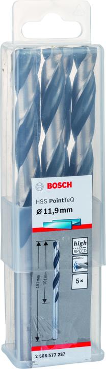 Immagine prodotto Bosch Professional Zubehör Punta elicoidale HSS PointTeQ (11,9 mm)