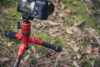 Actual product image Fotopro X Aircross 1 Mini Carbon Tripod grey (Plastic)