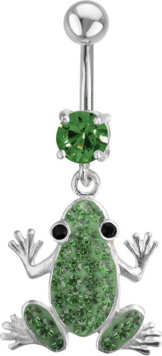 Actual product image Bijouteria Bellypiercing (Stainless steel, Silver 925, Crystal)
