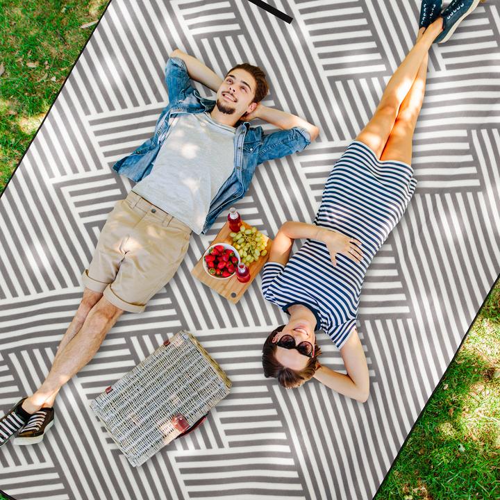 Actual product image Relaxdays Picnic blanket