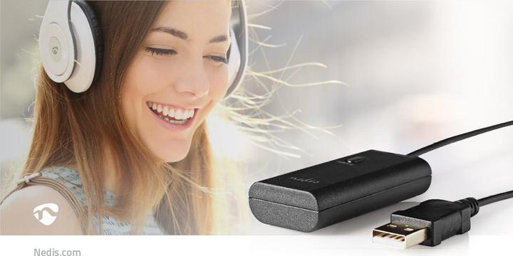 Produktbild Nedis Drahtloser Audiosender - Bluetooth® - AptX-Chipsatz - Bis zu 2 Kopfhörer - AptX-Chipsatz - Ü (Sender & Empfänger)