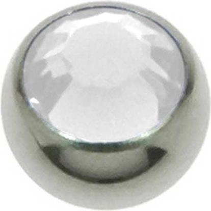 Immagine prodotto Bijouteria Chiusura piercing (Cristallo premium, Acciaio chirurgico 316L)