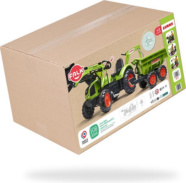 Produktbild Falk Toys Claas Traktor + Anh. XL