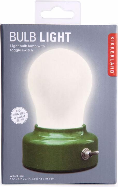 Image du produit Kikkerland Bulb Light