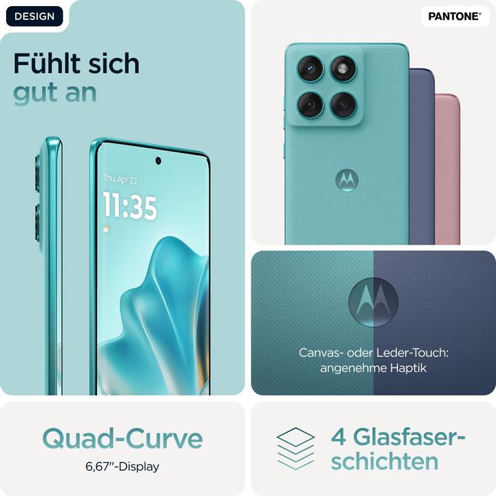 Produktbild Motorola Edge 60 Fusion (256 GB, Amazonite, 6.67", Dual SIM, 50 Mpx, 5G)
